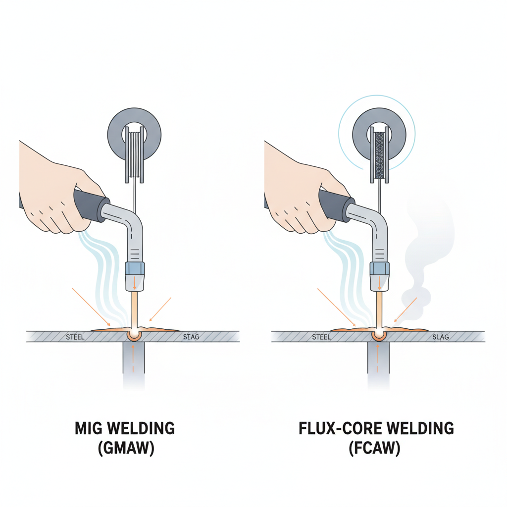 Is Flux Core Welding the Same as MIG Welding? 1 How Each Process Actually Works