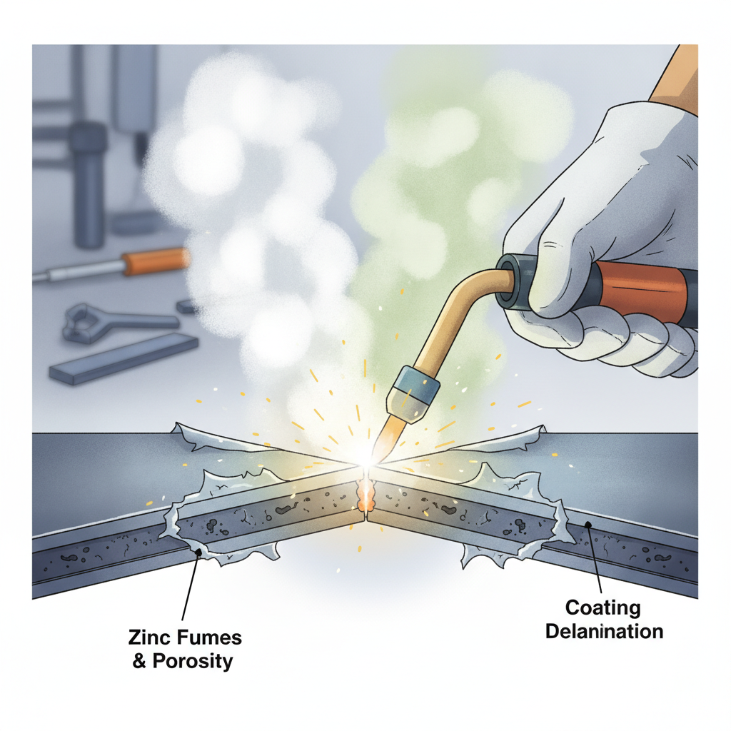 Why the Zinc Coating Creates Problems