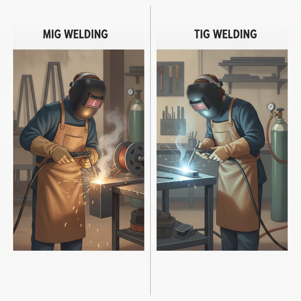 MIG vs TIG Welding: What's the Difference and Which One Should You Use? 2 Side-by-Side Comparison