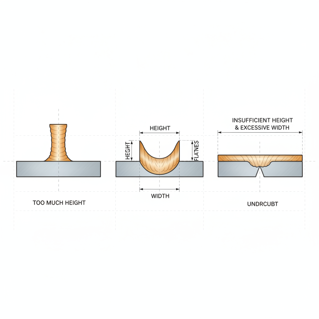 Weld Profile: Height, Width, and Flatness