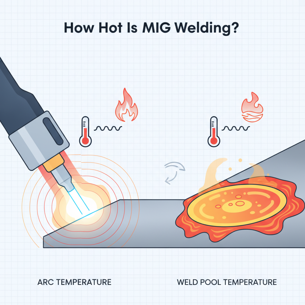 The Difference Between Arc Temperature and Weld Pool Temperature