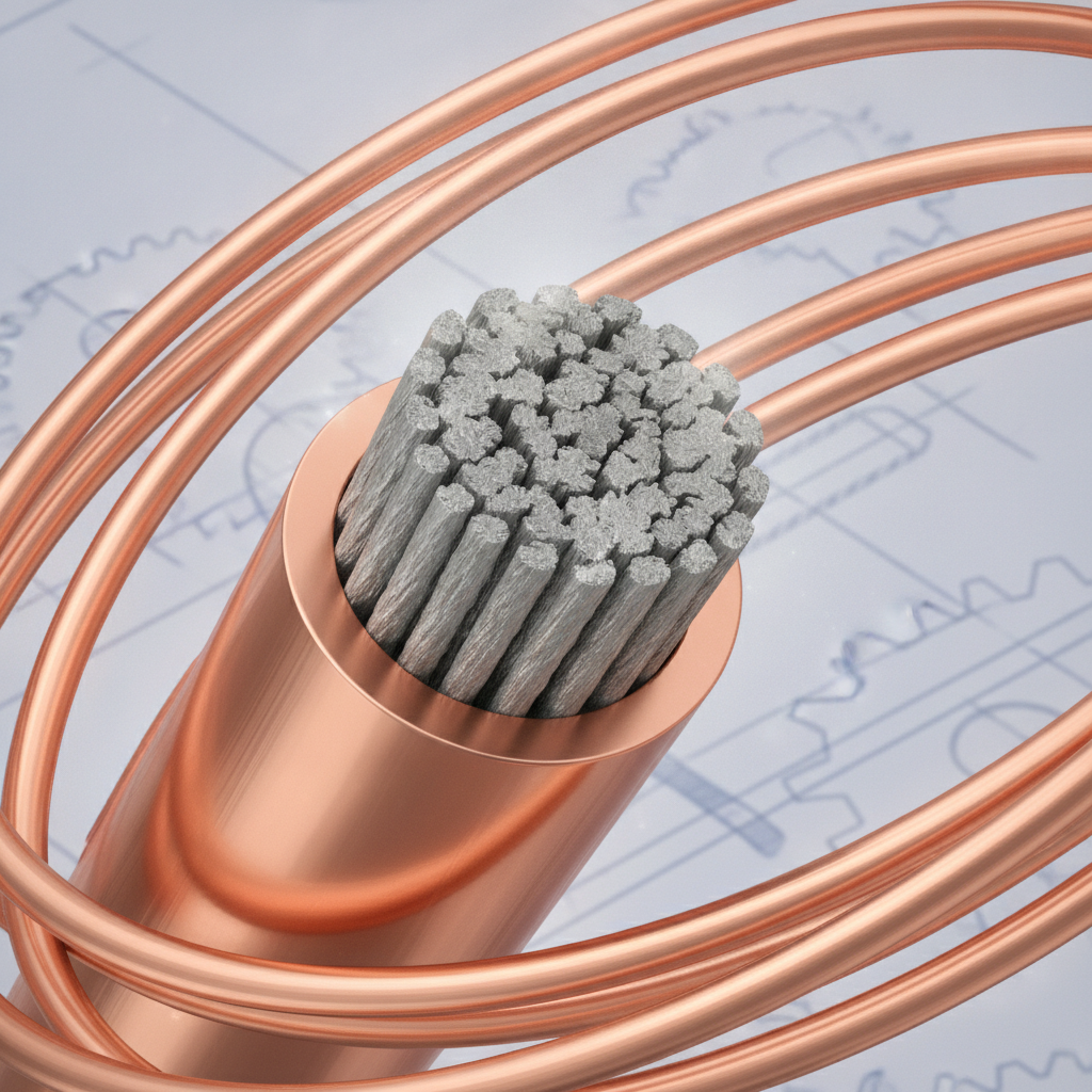 The Most Common Type: Copper-Coated Mild Steel Wire