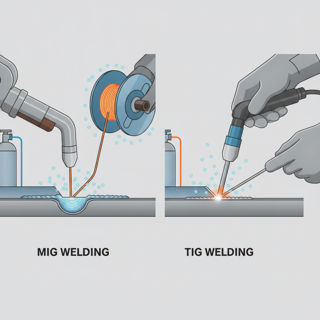 How MIG and TIG Welding Work Differently