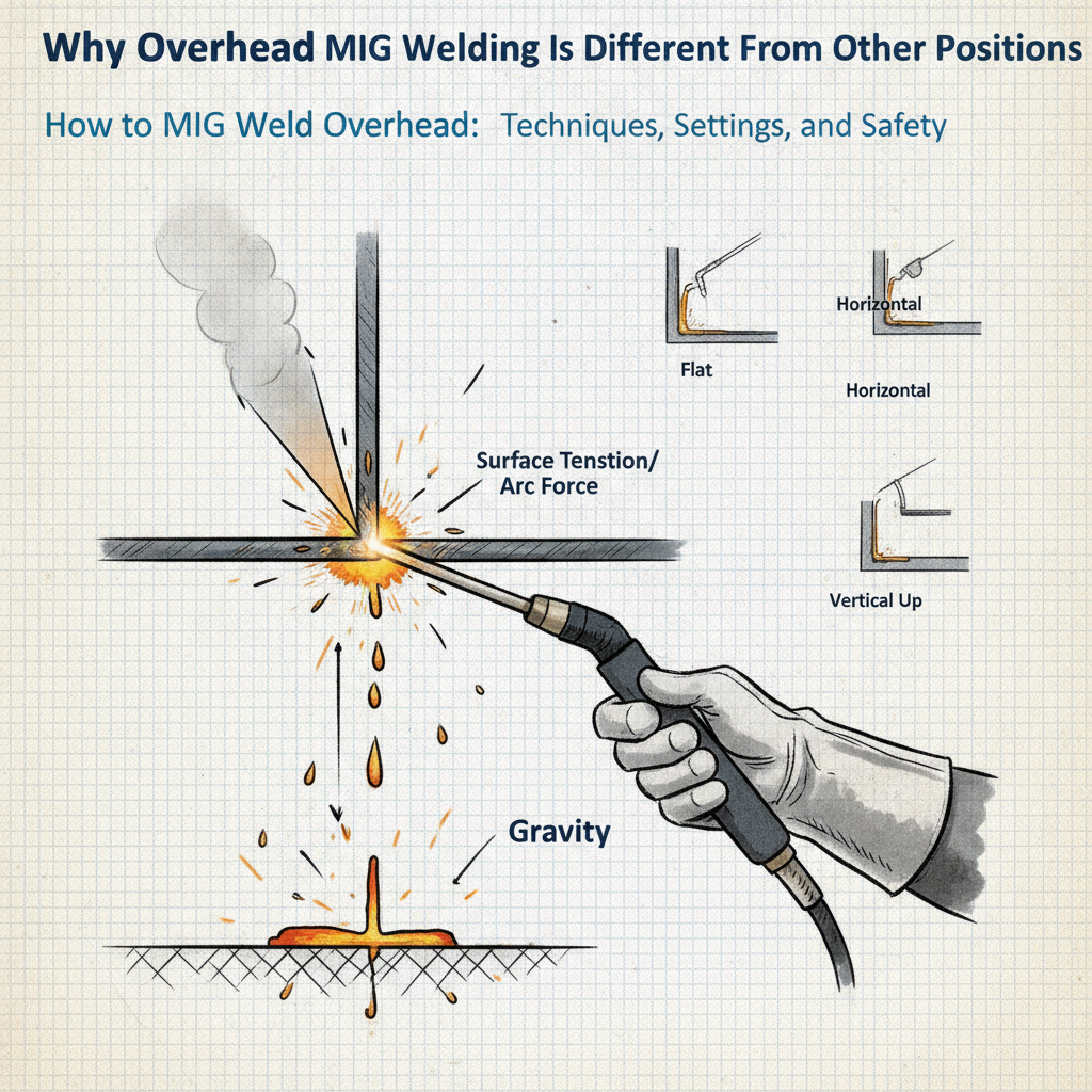 Why Overhead MIG Welding Is Different From Other Positions
