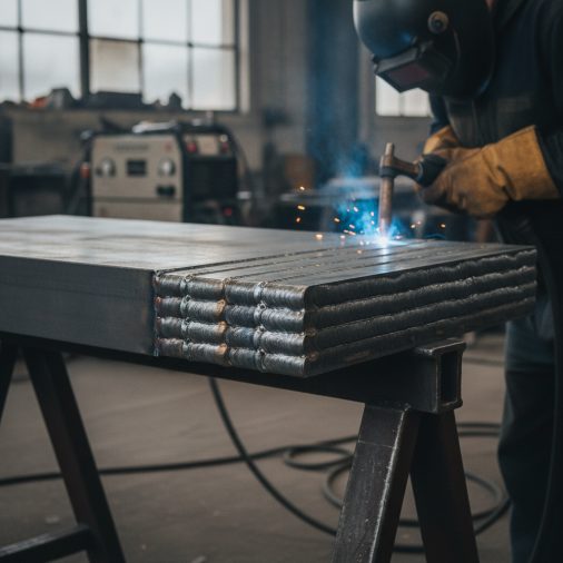No Single Pass Welds 4-Inch Steel Through
